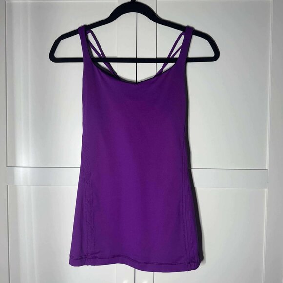 Lululemon Women's Active Tank Top Bright Purple Size 4 - Picture 1 of 7